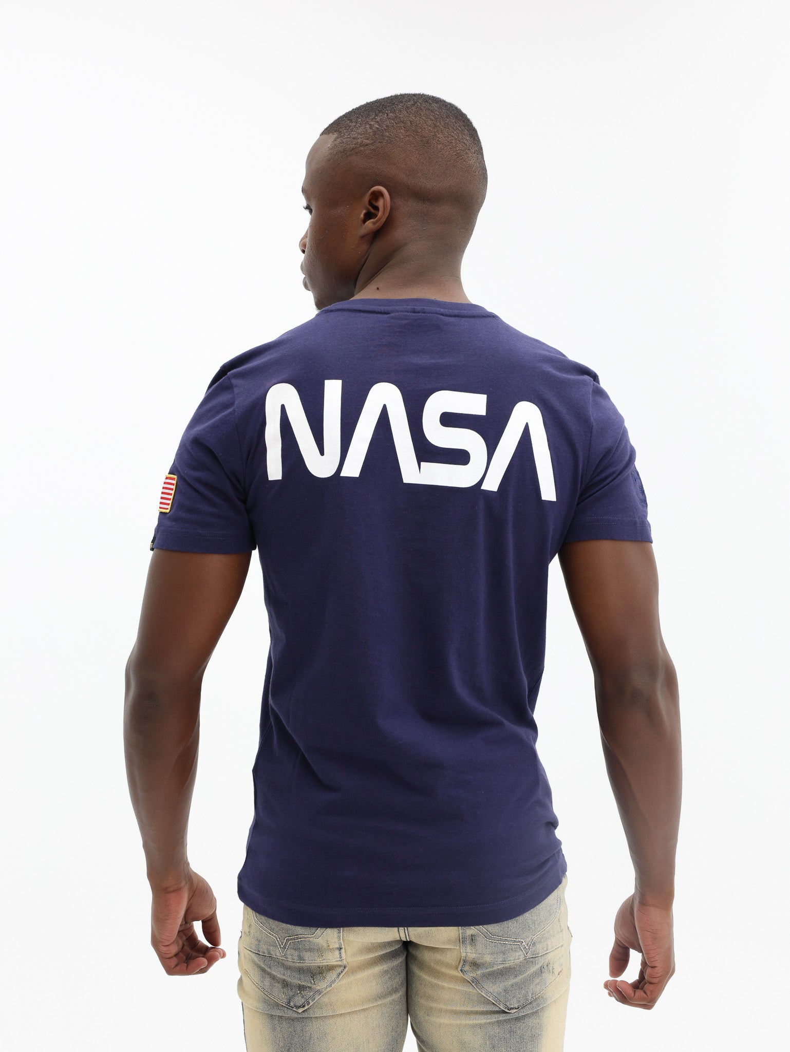 Alpha T-Shirt Nasa Apollo Navy
